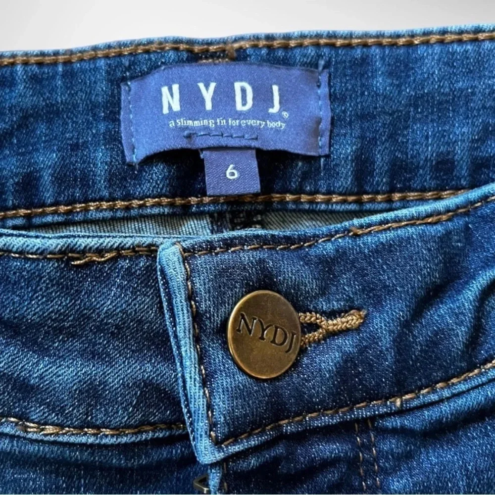 NYDJ Skinny Jeans Mid/High Rise With‎ Lift Tuck Technology  Size 6 | EUC